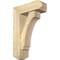 Ekena Millwork Imperial Craftsman Rough Sawn Bracket w/ Offset Brace, Douglas Fir, 6"W x 16"D x 24"H BKT0604X16X24IMP04RDF - alternate 1